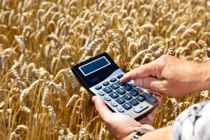 Farmers with a calculator