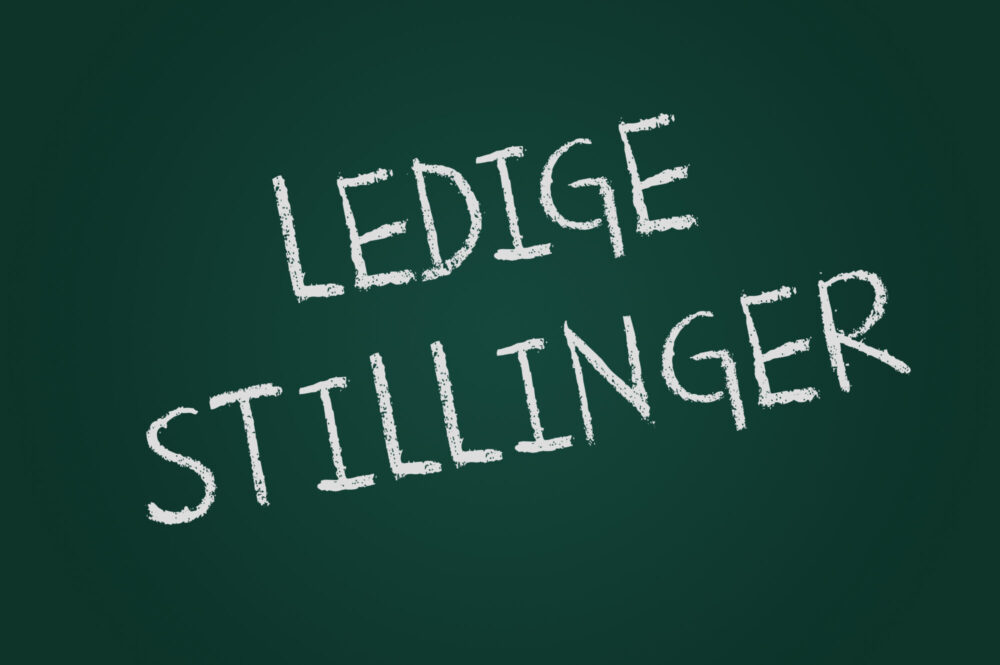 Ledige stillinger