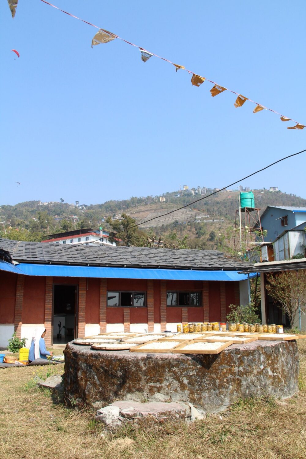 Traditional sun drying. Photo: Arvid Stide